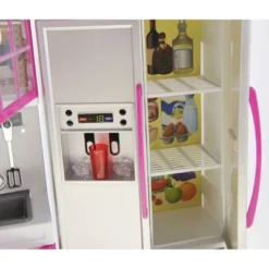 Insten Mini Modern Kitchen Playset For Dolls With Refrigerator, Stove, Sink, Pink, 15 X 12.5 In -Playland Shop GUEST 70528b46 9cb4 4a69 bcc6 6951ff58712c