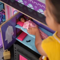 KidKraft 2-in-1 Wooden Hotel & Waterslide Dollhouse -Playland Shop GUEST 74139a65 74e8 4747 abf7 3430c6c6b6e3