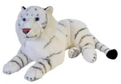 Wild Republic Cuddlekins Jumbo White Tiger Stuffed Animal, 30 Inches