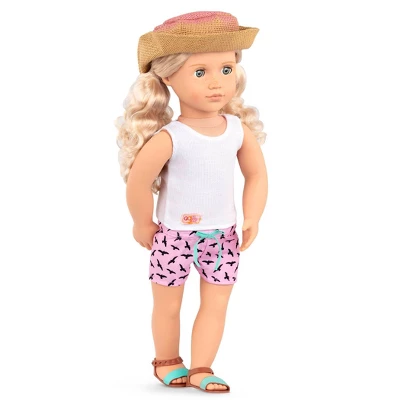 Our Generation Coral With Storybook & Accessories 18" Posable Surfer Doll 4 Our Generation Coral With Storybook & Accessories 18" Posable Surfer Doll - Image 2