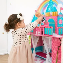 Olivia's Little World By Teamson Kids Furnished Castle Dollhouse For 12" Dolls -Playland Shop GUEST 76fe3575 dca5 4718 97b8 9b1ac88ac16f