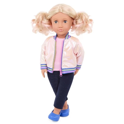 Our Generation Love To Shine Pink Bomber Jacket Outfit For 18" Dolls 5 Our Generation Love To Shine Pink Bomber Jacket Outfit For 18" Dolls - Image 3