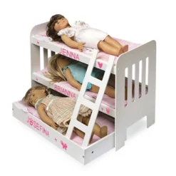 Badger Basket Trundle Doll Bunk Bed With Ladder And Free Personalization Kit - White/Pink 13 Badger Basket Trundle Doll Bunk Bed With Ladder And Free Personalization Kit - White/Pink -Playland Shop GUEST 782b756a 572b 48fe 9e31 6c57e25f0c31