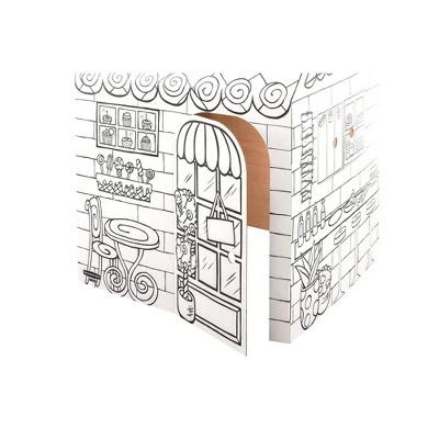 Bankers Box At Play Treats N' Eats Cardboard Playhouse - Fellowes 7 Bankers Box At Play Treats N' Eats Cardboard Playhouse - Fellowes - Image 5