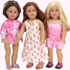 Sophia’s Pineapple Print Maxi Dress For 18" Dolls, Ivory 7 Sophia’s Pineapple Print Maxi Dress For 18" Dolls, Ivory -Playland Shop GUEST 7b8861ea 887e 424e b194 7a20d3fc4001