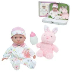 JC Toys La Baby 11" Soft Body Play Doll Body Travel Case Gift Set In Pink -Playland Shop GUEST 806240f9 e215 4fcd ab3a 422cb336d739