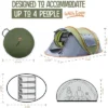 Camping Tent - 4-Person Easy Pop Up Tent With 2 Doors - UPF50+ Waterproof Instant Tent - Lightweight & Portable Family Tents Maple99 1 Camping Tent - 4-Person Easy Pop Up Tent With 2 Doors - UPF50+ Waterproof Instant Tent - Lightweight & Portable Family Tents Maple99 -Playland Shop GUEST 814e383e 8d6d 4166 94a2 f1ae27e548b8