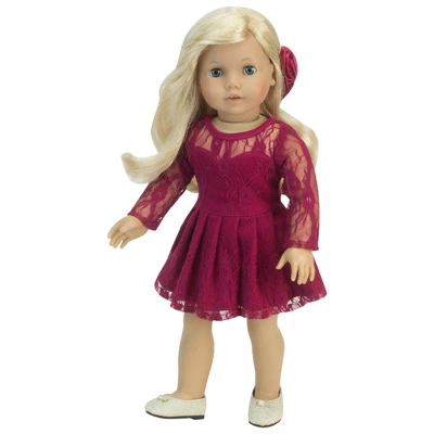 Sophia’s Glitter Shoes For 18” Dolls, Gold 5 Sophia’s Glitter Shoes For 18” Dolls, Gold - Image 3