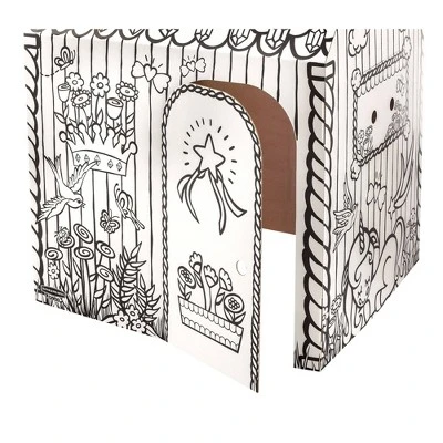 Bankers Box At Play Unicorn Cardboard Playhouse - Fellowes 7 Bankers Box At Play Unicorn Cardboard Playhouse - Fellowes - Image 5