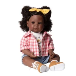 Adora Realistic Black Baby Doll Happy Camper Toddler Doll - 20 Inch, Soft CuddleMe Vinyl, Black Hair, Brown Eyes 14 Adora Realistic Black Baby Doll Happy Camper Toddler Doll - 20 Inch, Soft CuddleMe Vinyl, Black Hair, Brown Eyes -Playland Shop GUEST 8266a672 3b8b 42ae 8c8f 632be7b99440