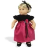 Sophia’s Velvet & Satin Holiday Dress For 15” Baby Dolls, Black/Berry -Playland Shop GUEST 82baf041 8d21 4c47 a0e8 11316e7868b4