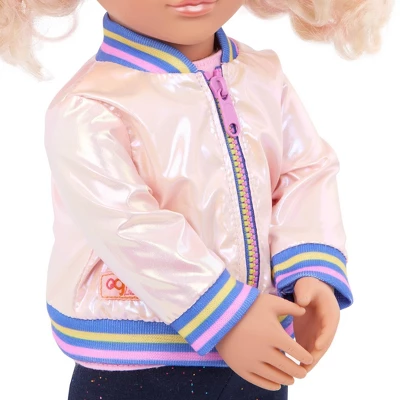Our Generation Love To Shine Pink Bomber Jacket Outfit For 18" Dolls 4 Our Generation Love To Shine Pink Bomber Jacket Outfit For 18" Dolls - Image 2
