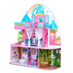 Olivia's Little World By Teamson Kids Furnished Castle Dollhouse For 12" Dolls -Playland Shop GUEST 86eb1c69 c2f9 4168 9880 001c47d58327