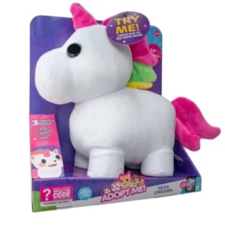Adopt Me! Light-Up Neon Unicorn 12" Plush Toy -Playland Shop GUEST 86eb7900 e6b0 4cc2 928b 1dff25e667f4