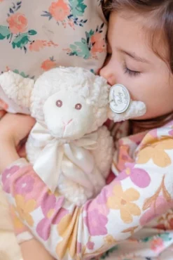 Bearington Baby Lamby Snuggler, White Lamb Plush Stuffed Animal Security Blanket, Lovey 15" -Playland Shop GUEST 888bba14 a4f4 415a b5ce 1b60153ba595