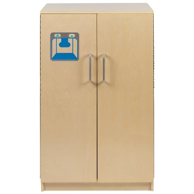 Emma And Oliver Children's Wood Refrigerator For Commercial Or Home Use - Kid Friendly Design 5 Emma And Oliver Children's Wood Refrigerator For Commercial Or Home Use - Kid Friendly Design - Image 3