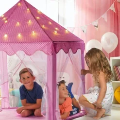 Large Playhouse Tent - Princess Castle Pink With Star Lights And Carry Bag - Play22USA 16 Large Playhouse Tent - Princess Castle Pink With Star Lights And Carry Bag - Play22USA -Playland Shop GUEST 8efec389 dac3 48f6 9b52 00595d447eb9