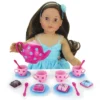 Sophia’s 17 Piece Tea Set With Petit Four Cakes For 18" Dolls, Pink -Playland Shop GUEST 990922b4 0643 4aa8 9704 4b3437a6a2f7