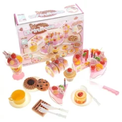 Link Worldwide 75pc Deluxe Birthday Cake Pretend Play Toy Set - Perfect For Girls And Boys - Pink -Playland Shop GUEST 9bb7b5a9 3128 4568 ae7f 6fcdfaf5bc59
