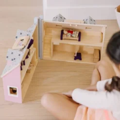 Melissa & Doug Fold And Go Wooden Dollhouse With 2 Dolls And Wooden Furniture -Playland Shop GUEST 9d1ab8a2 2305 4daa b209 e98bbd601b84
