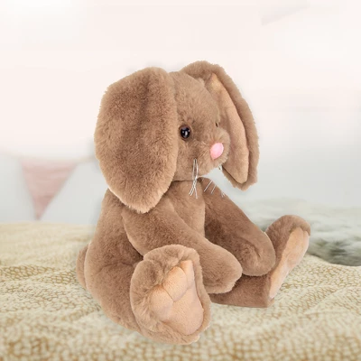 Bearington Lil Bubba Brown Plush Stuffed Animal Bunny Rabbit, 10.5 Inches 5 Bearington Lil Bubba Brown Plush Stuffed Animal Bunny Rabbit, 10.5 Inches - Image 3