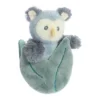 Ebba Small Ollie Owl Pocket Peekers Playful Baby Stuffed Animal Blue 5.5"