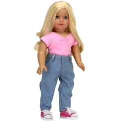 Sophia’s High Rise Loose Fit Jeans For 18" Dolls, Blue 7 Sophia’s High Rise Loose Fit Jeans For 18" Dolls, Blue -Playland Shop GUEST a142f549 8ca7 4825 bb9e 8b63b4cdce54