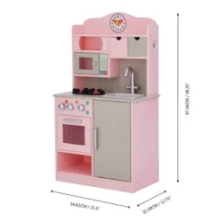 Teamson Kids Little Chef Florence Classic Play Kitchen Pink / Grey TD-11708P -Playland Shop GUEST a391f80f fee9 42ec b40c 95293be07a5e