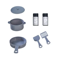 Teamson Kids Little Chef Santos Retro Wooden Kitchen Playset, Aqua/White -Playland Shop GUEST a922dcf5 fae7 437d b569 5555770728d9