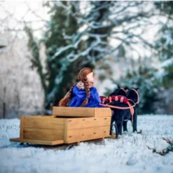 The Queen's Treasures 18 Inch Doll Little House Covered Wagon And Sleigh -Playland Shop GUEST acb95184 a7be 468f aee2 e91fd06eb36f