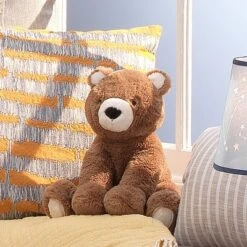 Lambs & Ivy Sierra Sky Brown Plush Bear Stuffed Animal Toy Plushie - Wally -Playland Shop GUEST ae14c6ea d0f6 414c a325 dd9d03e1f107