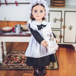 The Queen' Treasures 18 Inch Doll 5 Piece Kitchen Maid Clothes Outfit With Boots -Playland Shop GUEST ae971537 4e22 43ff a941 c395854f45c5