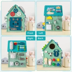 Costway Wooden Busy House Montessori Toy With Sensory Games & Interior Storage Space Blue/Pink 15 Costway Wooden Busy House Montessori Toy With Sensory Games & Interior Storage Space Blue/Pink -Playland Shop GUEST b1031e39 6291 4906 9d8f a1c15ef3776a