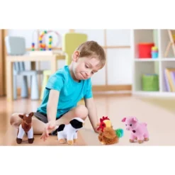 Plush Creations Farm Animals, Set Of 4 -Playland Shop GUEST b77fd925 37a0 4677 bf69 663d33fda696