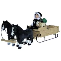 The Queen's Treasures 18 Inch Doll Little House Covered Wagon And Sleigh -Playland Shop GUEST ba77b414 0d62 4335 8ea8 798c10342894