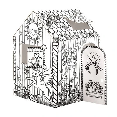Bankers Box At Play Unicorn Cardboard Playhouse - Fellowes 3 Bankers Box At Play Unicorn Cardboard Playhouse - Fellowes
