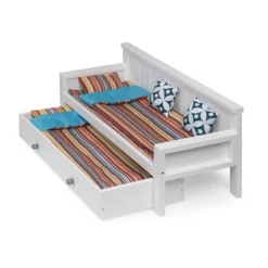 Sofa/Daybed With Trundle For 18" Dolls - White/Multi 16 Sofa/Daybed With Trundle For 18" Dolls - White/Multi -Playland Shop GUEST bf2b08b1 9152 43dd a2f8 cae99e747549