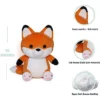 Avocatt Orange Red Fox Plush -Playland Shop GUEST bf597873 ba7b 4aa2 9fd4 47d00a7119da
