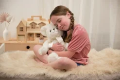 Bearington Aspen White Plush Stuffed Animal Teddy Bear, 15.5 Inches -Playland Shop GUEST bfb55816 23f4 4c98 bba1 0a379ce6deba