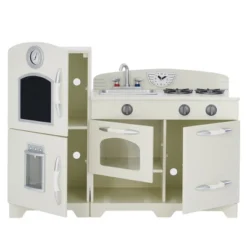 White Wooden Toy Kitchen With Fridge Freezer And Oven By Teamson Kids TD-11413W 21 White Wooden Toy Kitchen With Fridge Freezer And Oven By Teamson Kids TD-11413W -Playland Shop GUEST c010c0d8 daff 4b5f 87a9 7c6e3ef3e267