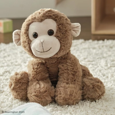 Bearington Giggles The Monkey: 10.5 Tall Stuffed Brown Monkey 6 Bearington Giggles The Monkey: 10.5 Tall Stuffed Brown Monkey - Image 4