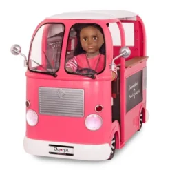 Our Generation Grill To Go Food Truck Playset With Electronics For 18" Dolls - Pink -Playland Shop GUEST d0367892 dd80 4d6a 94f1 1c534f8ca797