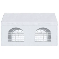 Outsunny 13ft X 16.5ft Portable Garage Party Tent With Sidewalls And Double Doors, For Parties, Wedding And Events -Playland Shop GUEST d0395976 73b6 4ca6 af82 b33c9e4779be