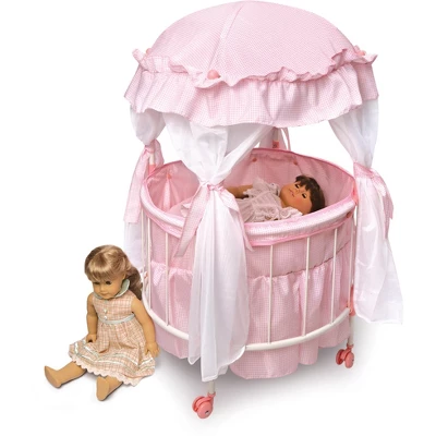 Badger Basket Royal Pavilion Round Doll Crib 4 Badger Basket Royal Pavilion Round Doll Crib - Image 2