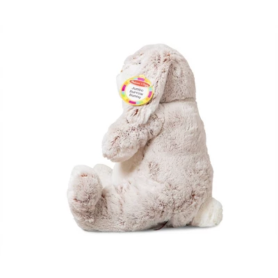 Melissa & Doug Giant Burrow Bunny 21" Stuffed Animal 4 Melissa & Doug Giant Burrow Bunny 21" Stuffed Animal - Image 2