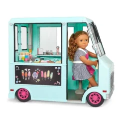 Our Generation Sweet Stop Ice Cream Truck With Electronics For 18" Dolls - Light Blue -Playland Shop GUEST d9aab0f0 633a 4daf 83e4 ba3e97d26dd8