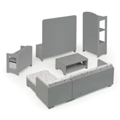 Media Room Furniture Set For 18" Dolls - Gray/White 9 Media Room Furniture Set For 18" Dolls - Gray/White -Playland Shop GUEST da058b17 0001 4b6c a033 3edabbe9ec7a