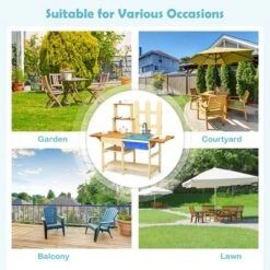 Costway Kid's Wooden Mud Kitchen Pretend Cook Playset Toy For Children 14 Costway Kid's Wooden Mud Kitchen Pretend Cook Playset Toy For Children -Playland Shop GUEST da218fd9 52bf 47d3 ba69 c79c924a7077