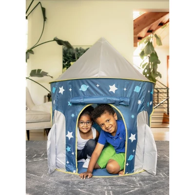 Chuckle & Roar Spaceship Pop-Up Kids' Play Tent 3 Chuckle & Roar Spaceship Pop-Up Kids' Play Tent