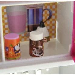 Insten Mini Modern Kitchen Playset For Dolls With Refrigerator, Stove, Sink, Pink, 15 X 12.5 In -Playland Shop GUEST dd85f3ab cf30 459d 9a20 c0f4996071fb